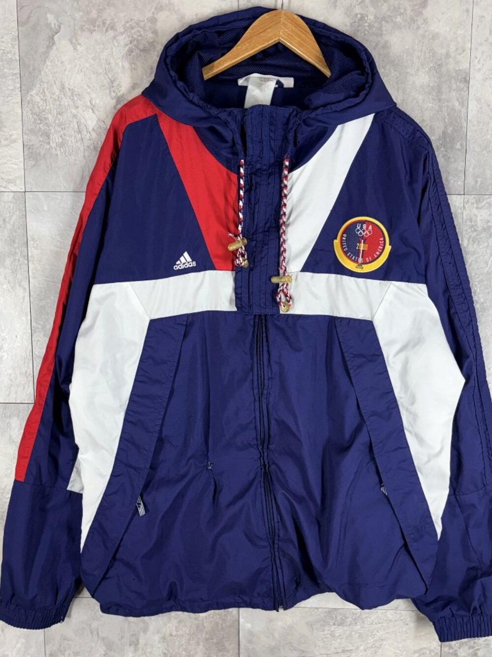 Vintage Adidas Team USA Sydney 2000 Olympics Jacket Mens L
